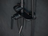 Душевая система Laguraty 17057 Черный — фото 4, Душевые стойки