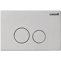 Товар: Клавиша смыва Creavit Terra GP9002.07 Холодный серый матовый - фото 1 Клавиша смыва Creavit Terra GP9002.07 Холодный серый матовый — фото 1, Кнопки смыва