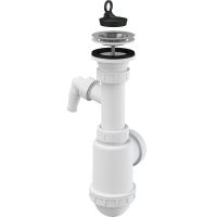 Сифон для кухонной мойки Alcaplast A441P-50/40 Хром — фото 1, Сифоны для кухонной мойки