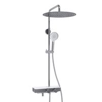 A113.117.127.CH Thermo Душевой комплект с термостатическим смесителем — фото 2, Душевые стойки