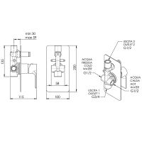 Товар: Смеситель для душа Remer Energy EY09L Хром - фото 2 Смеситель для душа Remer Energy EY09L Хром — фото 2, Смеситель для душа