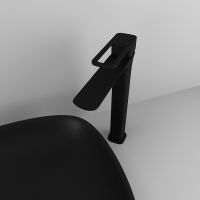 Смеситель для раковины Iddis Slide SLIBL01i01 Черный матовый — фото 2, Смесители для раковины