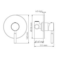 Gollach 3351 Смеситель для душа — фото 3, Смеситель для душа