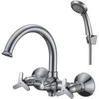 Смеситель для ванны Rossinka RS40-83 Хром — фото 1, Для душа и ванны