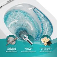 Унитаз Owl 1975 VatterRuta-H mini TOWLT190403S подвесной с сиденьем Микролифт — фото 4, Подвесные унитазы