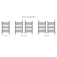 Водяной полотенцесушитель Сунержа Богема прямая 800х500 Хром — фото 2, Водяные полотенцесушители