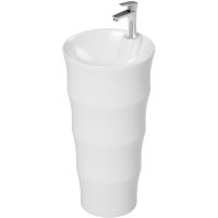 Раковина Laguraty 42 212B Белая — фото 1, Раковины напольные