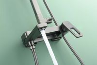 Душевая система Raglo R51.24.09 Графит матовый — фото 22, Душевые стойки