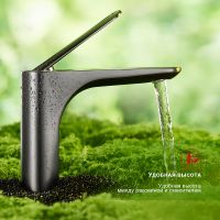 Товар: Смеситель для раковины Raglo R21.10.09 Графит матовый - фото 3 Смеситель для раковины Raglo R21.10.09 Графит матовый — фото 3, Смесители для раковины