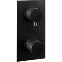 Смеситель для душа Remer Edge EG593CFP Черный брашированный хром — фото 1, Смеситель для душа