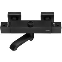 Смеситель для ванны Swedbe Hermes 9043B с термостатом Черный матовый — фото 6, Для душа и ванны