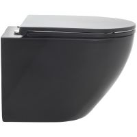 Товар: Унитаз AQUAme AQM2002MB подвесной Черный матовый с сиденьем Микролифт - фото 4 Унитаз AQUAme AQM2002MB подвесной Черный матовый с сиденьем Микролифт — фото 4, Унитазы