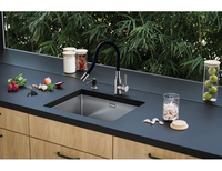 Смеситель для кухни ALVEUS FLEXA BLACK SAT — фото 3, Смесители для кухни