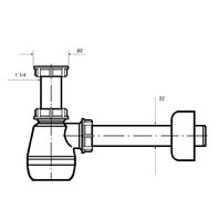 Товар: Сифон для раковины Hatria Specials YXZ801 Хром - фото 2 Сифон для раковины Hatria Specials YXZ801 Хром — фото 2, Сифоны