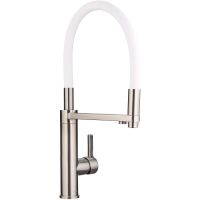 Смеситель для кухни Swedbe Selene Plus 8641 Нержавеющая сталь Белый — фото 4, Смесители для кухни