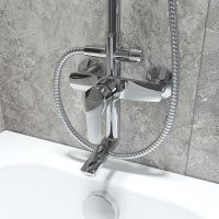 Товар: Душевая система Iddis Ray RAYSB3Fi06 Хром - фото 3 Душевая система Iddis Ray RAYSB3Fi06 Хром — фото 3, Душевые стойки