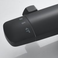 Душевая система Rose R39H R3936H Черная матовая — фото 18, Душевые стойки