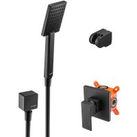 Товар: Смеситель для душа Swedbe Platta 5551B Черный матовый - фото 6 Смеситель для душа Swedbe Platta 5551B Черный матовый — фото 6, Смеситель для душа