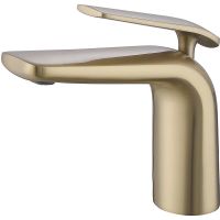 Смеситель для раковины Rose R39G R3901G Золото матовое — фото 1, Смесители для раковины