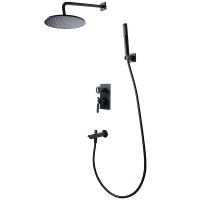 Товар: Душевая система Bronze de Luxe 1760'S Loft 6630SB Чёрная матовая - фото 7 Душевая система Bronze de Luxe 1760'S Loft 6630SB Чёрная матовая — фото 7, Душевые системы