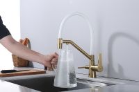 Смеситель для кухни Raglo R80.62.03 Золото матовое Белый — фото 24, Смесители для кухни