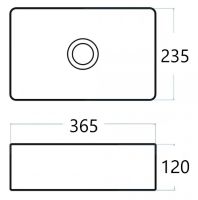 Товар: Раковина-чаша CeramaLux 36 6230MB Черная матовая - фото 2 Раковина-чаша CeramaLux 36 6230MB Черная матовая — фото 2, Раковины