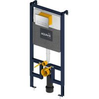 Инсталляция AQUAme AQM4001CR для унитаза с клавишей смыва Хром глянцевый — фото 1, Инсталляции для унитазов