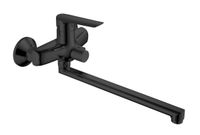 Смеситель "Lagos Black" д/ван., изл. 300мм, с акс., арт. LG31B — фото 1, Смеситель для ванны