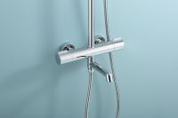 Душевая система Raglo R20.26 с термостатом Хром — фото 14, Душевые стойки