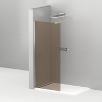 Душевая перегородка CEZARES LIBERTA-L-1-120-120-BR-Cr — фото 2, Душевые перегородки