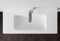 ЭЙФОРИЯ, 100 см, мебельный умывальник, керамический — фото 5, Раковины встраиваемые сверху