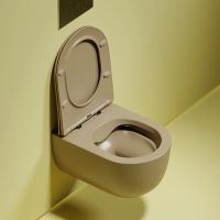 Товар: Унитаз Ceramicanova Modena Rimless CN6063MC подвесной Капучино матовый с сиденьем Микролифт - фото 11 Унитаз Ceramicanova Modena Rimless CN6063MC подвесной Капучино матовый с сиденьем Микролифт — фото 11, Подвесные унитазы