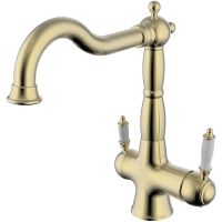 Смеситель для кухни Lemark Villa LM4858B Бронза — фото 1, Смесители для кухни