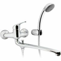 Смеситель для ванны Remer Kiss K492 универсальный Хром — фото 1, Для душа и ванны