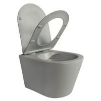 Товар: Унитаз подвесной безободковый AQUATEK ВЕГА AQ1905-MG 525*360*320мм, матовый серый, тонкое сиденье с - фото 6 Унитаз подвесной безободковый AQUATEK ВЕГА AQ1905-MG 525*360*320мм, матовый серый, тонкое сиденье с — фото 6, Унитазы