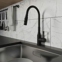 Смеситель для кухни Milardo Meal M01BL2FM05 Черный матовый — фото 9, Смесители для кухни