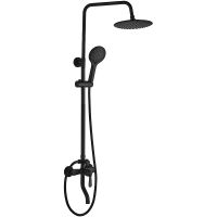 Душевая система Boch Mann Eco BM8825 Черная матовая — фото 1, Душевые стойки