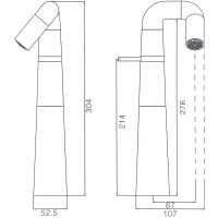 Товар: Смеситель для раковины Haiba HB11813 Хром - фото 2 Смеситель для раковины Haiba HB11813 Хром — фото 2, Смесители для раковины