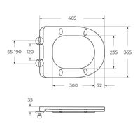 Товар: Унитаз подвесной безободковый с сиденьем CEZARES RELAX CZR-3806-53-TH-TOR/SC - фото 17 Унитаз подвесной безободковый с сиденьем CEZARES RELAX CZR-3806-53-TH-TOR/SC — фото 17, Подвесные унитазы