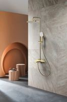 Товар: Душевая система Raglo R30.24.03 Золото матовое - фото 3 Душевая система Raglo R30.24.03 Золото матовое — фото 3, Душевые системы