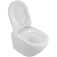 Товар: Унитаз Azario Fora AZ-0067 подвесной Белый с сиденьем Микролифт - фото 8 Унитаз Azario Fora AZ-0067 подвесной Белый с сиденьем Микролифт — фото 8, Подвесные унитазы