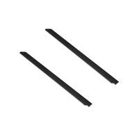 Мебельная ручка CEZARES ECO RS156BL.3/320 (40 см), матовый чёрный — фото 1, Комплектующие для мебели в ванной