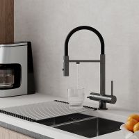 Смеситель для кухни Iddis Ace ACEGMFFi05 Графит — фото 2, Смесители для кухни