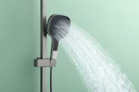 Душевая система Raglo R51.24.09 Графит матовый — фото 33, Душевые стойки