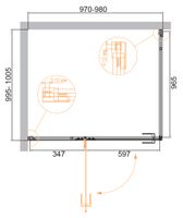 Товар: Душевой уголок CEZARES BELLAGIO-A-1-100-C-NERO - фото 2 Душевой уголок CEZARES BELLAGIO-A-1-100-C-NERO — фото 2, Квадратные душевые уголки