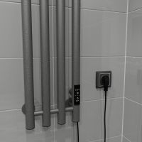 Электрический полотенцесушитель Altasan Арго 120х21 Арго12021Г Графит — фото 2, Электрические полотенцесушители