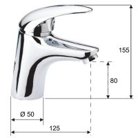 Смеситель для раковины Remer Ten T11 Хром — фото 2, Смесители для раковины