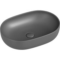 Раковина-чаша Ceramicanova Element 60 CN6047MH Антрацит матовый — фото 1, Раковины накладные