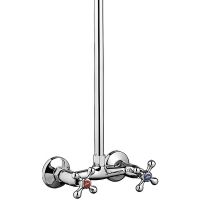 Душевая система D-Lin D10A08-1 Хром — фото 4, Душевые стойки