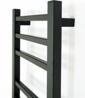 Электрический полотенцесушитель Grois Alex GR-102 30/80 П8 9005 U Черный матовый — фото 5, Электрические полотенцесушители